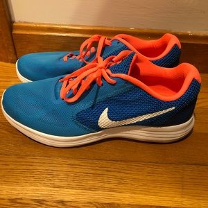 Blue/Orange Nike Sneakers